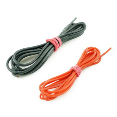Silicone cable - 0.5mm² (1+1m)